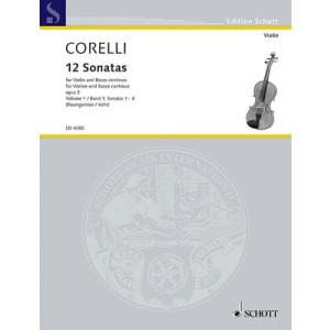 CORELLI - 12 SONATAS OP 5 BK 1 VIOLIN/PIANO