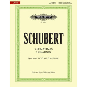 SCHUBERT - 3 SONATINAS OP 137 VIOLIN/PIANO