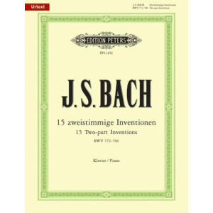 BACH - 15 TWO PART INVENTIONS BWV 772-786