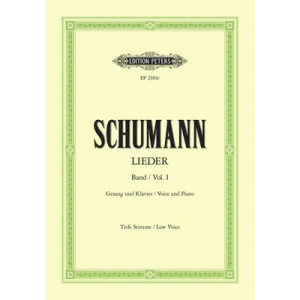 SCHUMANN - SONGS VOL 1 77 SONGS LOW VOICE GERMAN