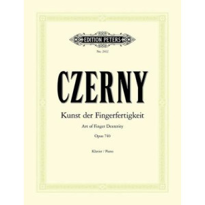 CZERNY - ART OF FINGER DEXTERITY OP 740 COMPLETE