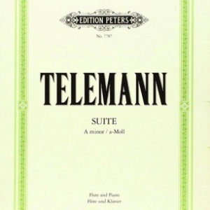 TELEMANN - SUITE A MINOR FLUTE/PIANO