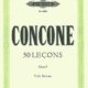 CONCONE - 50 LESSONS OP 9 LOW VOICE