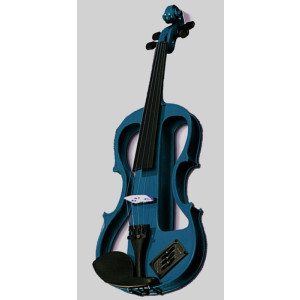 Carlo Giordano EV202 Series 4/4 Size Electric Violin Blue