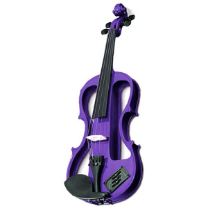 Carlo Giordano EV202 Series 4/4 Size Electric Violin Purple