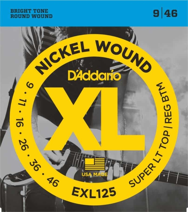 D'Addario EXL125 Nickel Wound Electric Guitar Strings, 9-46