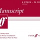 MANUSCRIPT A5 6-STAVE 24PP INTERLEAVED