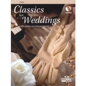 CLASSICS FOR WEDDINGS BK/CD VIOLIN