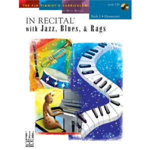 IN RECITAL WITH JAZZ BLUES AND RAGS BK 2 BK/CD
