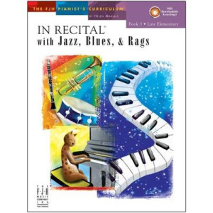 IN RECITAL WITH JAZZ BLUES AND RAGS BK 3 BK/CD