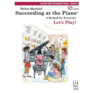 SUCCEEDING AT THE PIANO GR 5 LESSON & TECH BK/CD