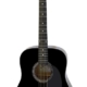 Aria Fiesta Series Dreadnought Acoustic Guitar Black