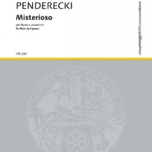 PENDERECKI - MISTERIOSO FOR FLUTE/PIANO