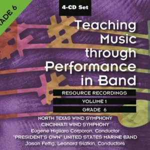 TEACHING MUSIC THROUGH PERF BAND CD V1 GR 6