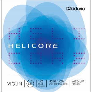 D'Addario Helicore Violin String Set 1/2 Size