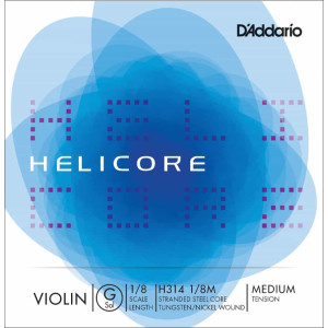 D'Addario Helicore Violin Single 'G' 1/8 Size