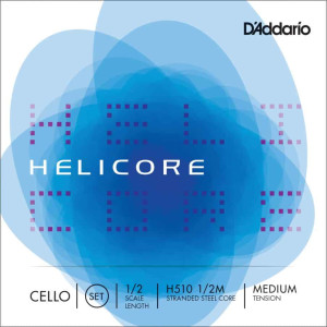D'Addario Helicore Cello String Set 1/2 Size