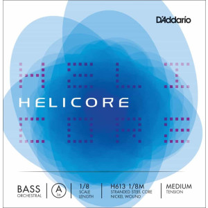 D'Addario Helicore Orchestral Bass Single 'A' 1/8 Size