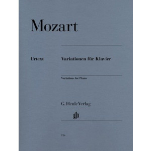 MOZART - VARIATIONS FOR PIANO COMPLETE URTEXT