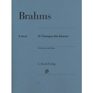 BRAHMS - 51 EXERCISES FOR PIANO URTEXT