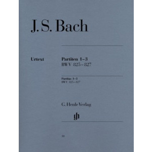 PARTITAS BK 1 NOS 1-3 BWV 825-827 URTEXT
