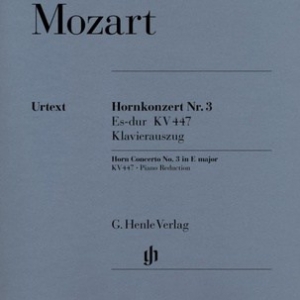MOZART - CONCERTO NO 3 E FLAT K 447 FRENCH HORN/PIANO