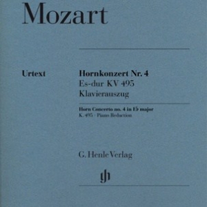 MOZART - CONCERTO NO 4 K 495 E FLAT FRENCH HORN/PIANO