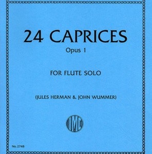 PAGANINI - 24 CAPRICES OP 1 FLUTE ED WUMMER