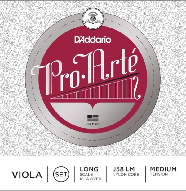 D'Addario Pro-Arte Viola String Set 16-16.5 Inch Size