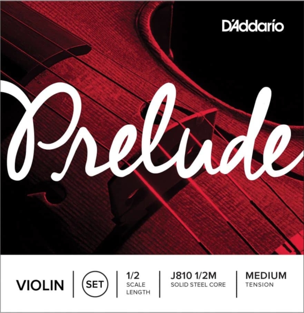 D'Addario Prelude Violin String Set 1/2 Size