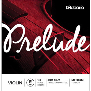 D'Addario Prelude Violin Single 'E' 1/4 Size