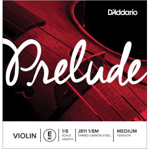 D'Addario Prelude Violin Single 'E' 1/8 Size