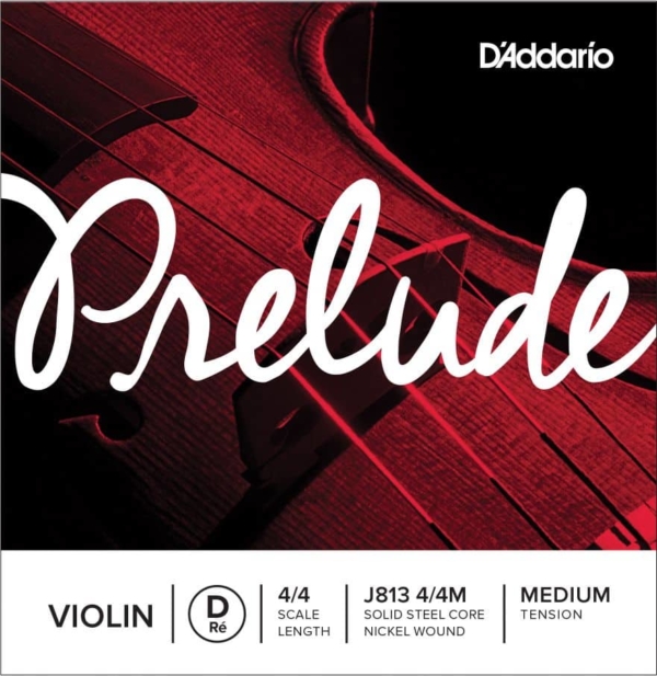 D'Addario Prelude Violin Single 'D' 4/4 Size
