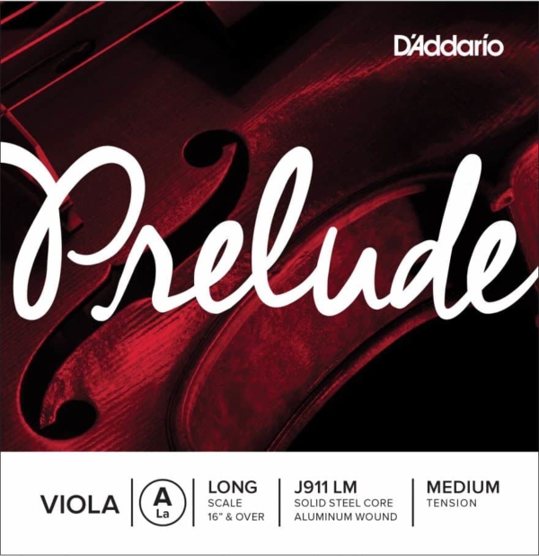 D'Addario Prelude Viola Single 'A' 16-16.5 Inch Size