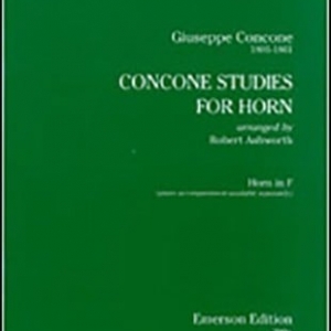 CONCONE STUDIES FOR HORN ARR ASHWORTH