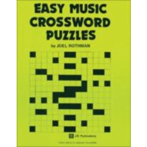 EASY MUSIC CROSSWORD PUZZLES BK 1