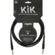 6m KIK Black Instrument Cable w Gold Connectors