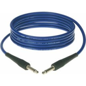 3m KIK Blue Instrument Cable w Nickel Connectors