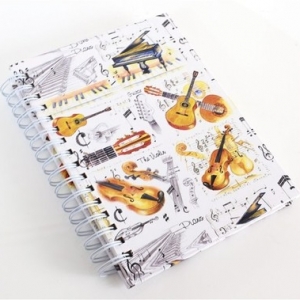 A6 SPIRAL BOUND LINED PAGES NOTEBOOK