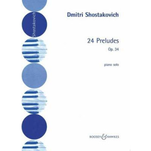 SHOSTAKOVICH - 24 PRELUDES OP 34 PIANO