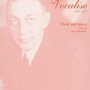 RACHMANINOFF - VOCALISE OP 34 NO 14 VIOLA/PNO