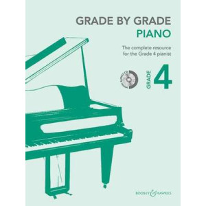GRADE BY GRADE PIANO GRADE 4 BK/CD