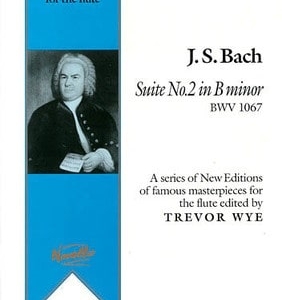 BACH SUITE 2 IN B MINOR FLUTE/PIANO ED.WYE