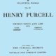 PURCELL 15 SONGS & AIRS 2 HIGH VOICE