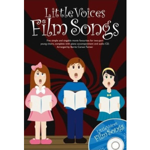 LITTLE VOICES FILM SONGS 2 PART/PIANO BK/CD