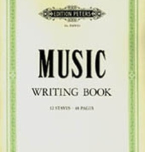 PETERS MUSIC WRITING BOOK 12 STAVE 48PP