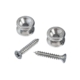 Planet Waves Solid Brass End Pins - Chrome (Pair)