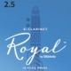 Rico Royal Eb Soprano Clarinet Reeds, Strength 2.5, 10-pack