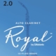 Rico Royal Alto Clarinet Reeds, Strength 2.0, 10-pack