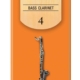 Rico Bass Clarinet Reeds, Strength 4.0, 25-pack